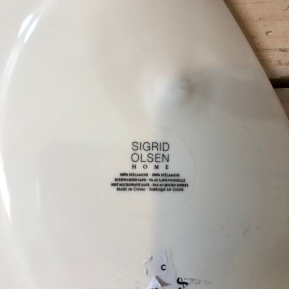 Sigrid Olsen NWT Melamine Fish Platter 14x11 - Picture 3 of 4